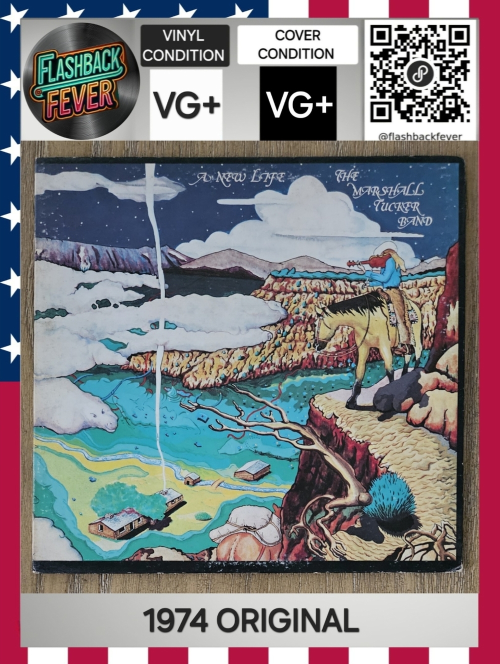 THE MARSHALL TUCKER BAND•A New Life•1974 US (#CP 0124) Pitman Pressing